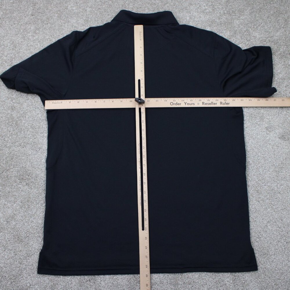 5.11 Tactical Helios Polo Shirt Mens Large Black Short Sleeve Polyester Pullover - Picture 11 of 14